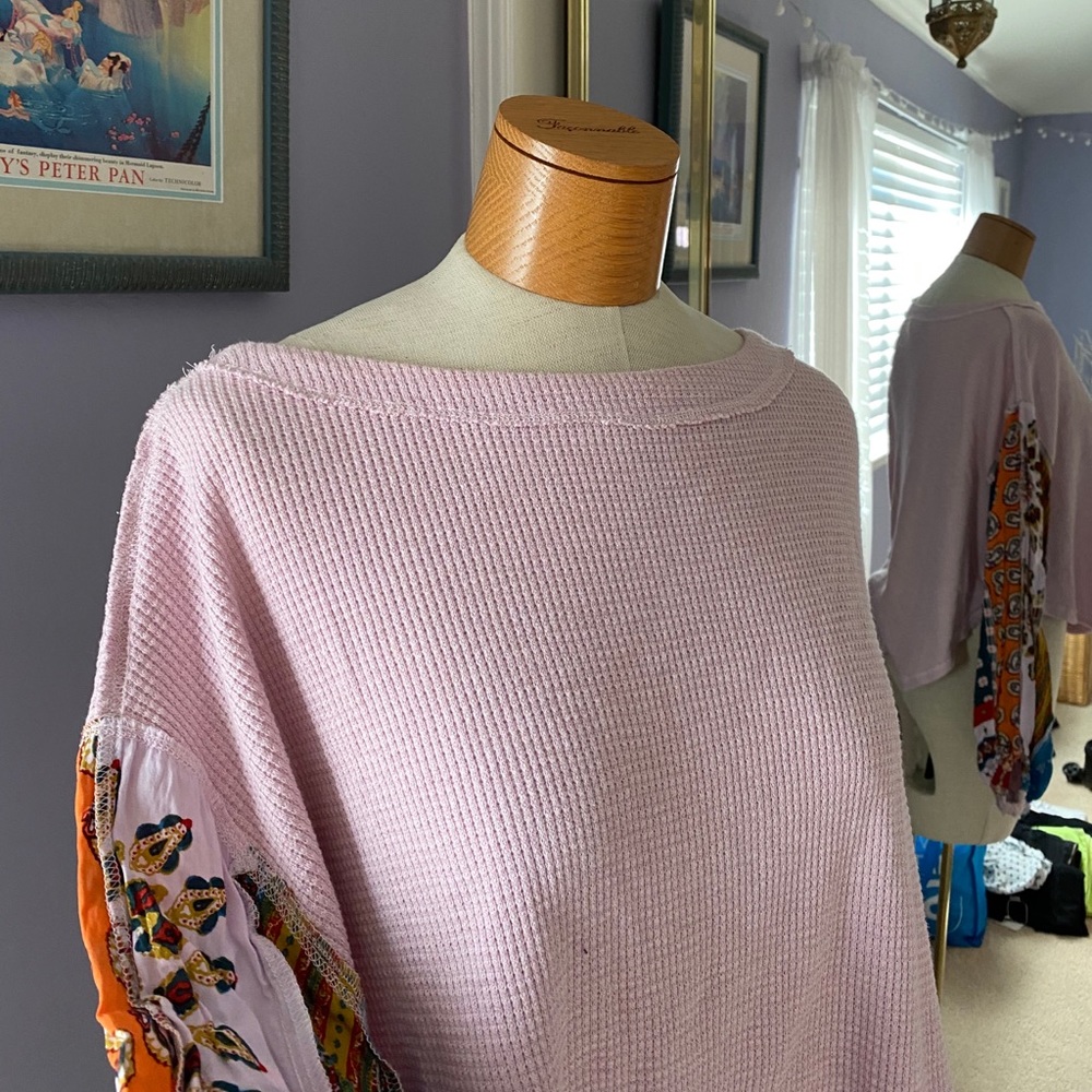 Free people Waffle Shirt